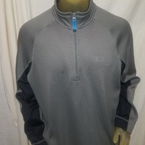 Mens  Reebok XL Performance Fleece 1/4 Zip